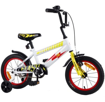 Дитячий двоколісний велосипед Tilly FLASH 14' T-21441 T-21441 фото