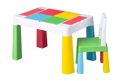 Комплект дитячих меблів Tega baby multifun (стіл + стільчик) Мультицвет Tega baby multifun Mul'titsvet фото