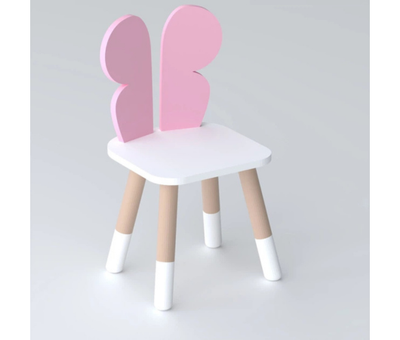 Дитячий стільчик Метелик Рожевий 2222 фото