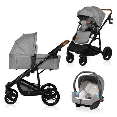 Коляска Lionelo MARI TOUR 3IN1 LO-MARI TOUR 3IN1 GREY STONE фото