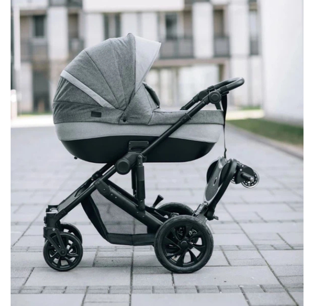 Подножка с сиденьем для коляски FreeON, black 38138 фото