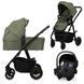 Коляска 3 в 1 Lionelo AMBER PLUS 3IN1 LO-AMBER PLUS 3IN1 GREEN FOREST фото
