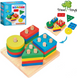 Деревянный сортер Tree Toys Геометрические колонны MD 0818  фото 1