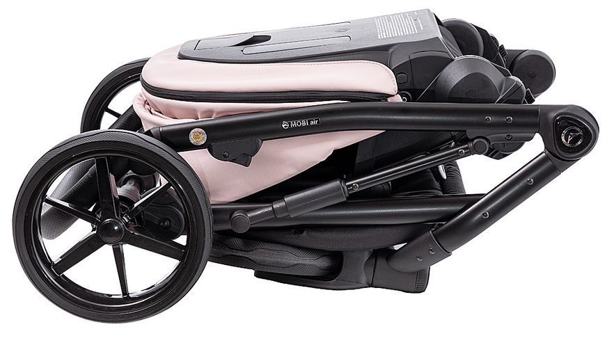 Коляска 2 в 1 Adamex Mobi Air Thermo New ECO SA-15 розовый пудра 681095 фото