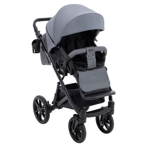 Коляска 2 в 1 Bair Kiwi Plus Soft BKP-218 Сірий 680903 фото