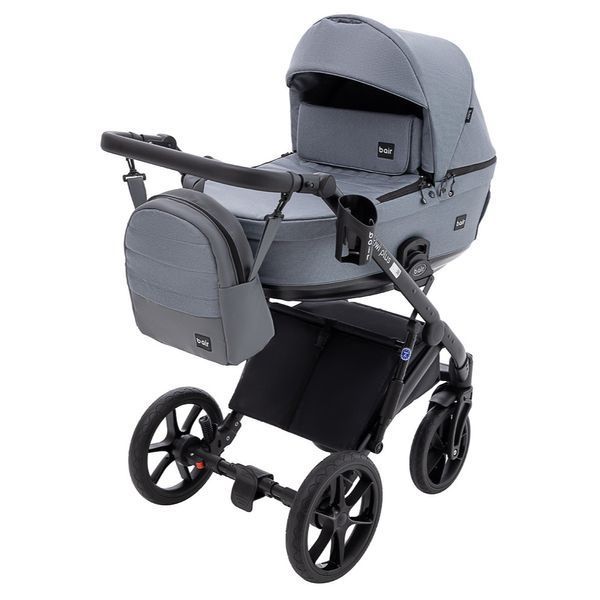 Коляска 2 в 1 Bair Kiwi Plus Soft BKP-218 Сірий 680903 фото