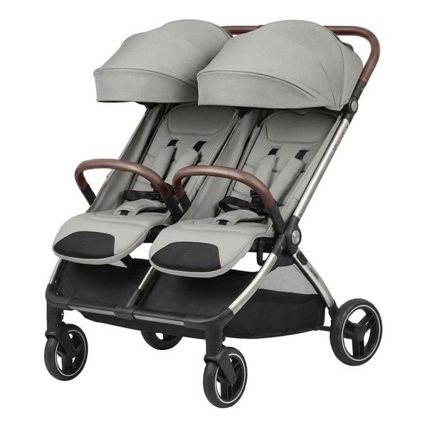Прогулочная коляска двухместная CARRELLO Link CRL-6533 Cliff Grey CRL-6533 Cliff Grey фото