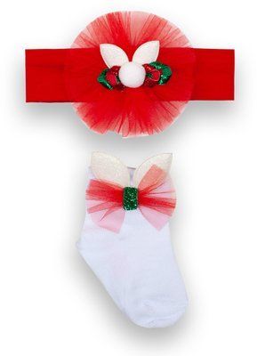Детский комплект ободок с носками КТ-20-30-1 КТ-20-30-1 фото