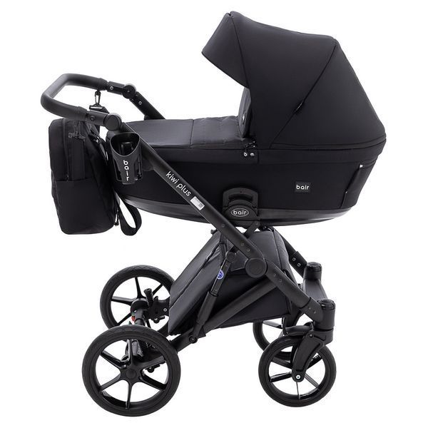 Коляска 2 в 1 Bair Kiwi Plus Soft BKP-452 Чорний 680905 фото