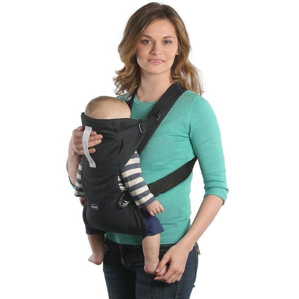 Сумка нагрудная-кенгуру Chicco Easy Fit, Черная 79154.41.07 фото