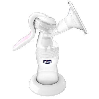 Молокоотсос ручной 2-в-1 Chicco с бутылочкой Well-Being 05740.10 фото