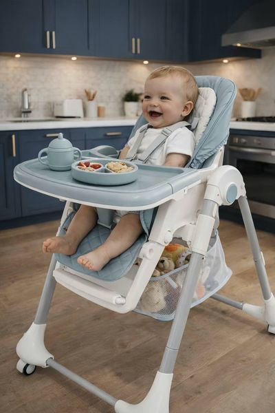 Стілець для годування CARRELLO Toffee CRL-9502/3 Cloud Grey CRL-9502/3 Cloud Grey фото