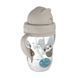 Кухоль-непроливайка Canpol Babies Exotic Animals з трубочкою та обтяжувачем 270 мл Сірий 56/606_grey фото 2