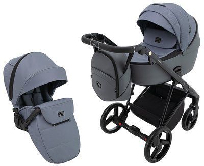 Коляска 2 в 1 Adamex Blanc Lux PS-108 680733 фото