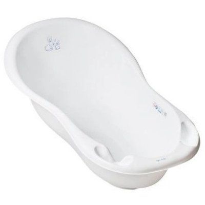 Ванна Tega KR-011 Кролик со сливом 92 см Белая KR-011-103 фото