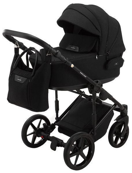 Коляска 2 в 1 Adamex Porto Light Tip TK-53 чорний 680960 фото