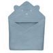 Полотенце Lionelo MUSLIN HOODED TOWEL LO-MUSLIN HOODED TOWEL GREY SKY фото