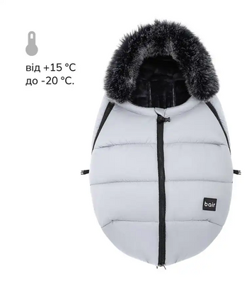 Зимний конверт Bair Cocon mini Оwl grey Серый 626089 фото