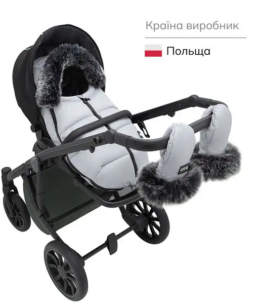 Зимовий конверт Bair Cocon mini Оwl grey Сірий 626089 фото