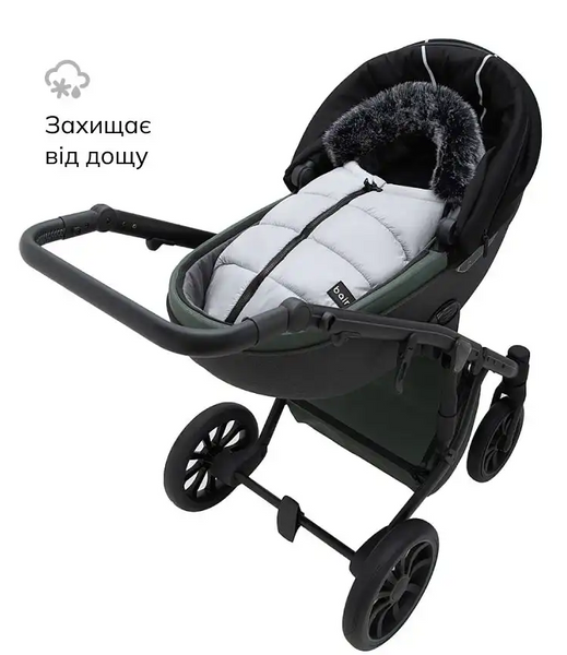Зимовий конверт Bair Cocon mini Оwl grey Сірий 626089 фото