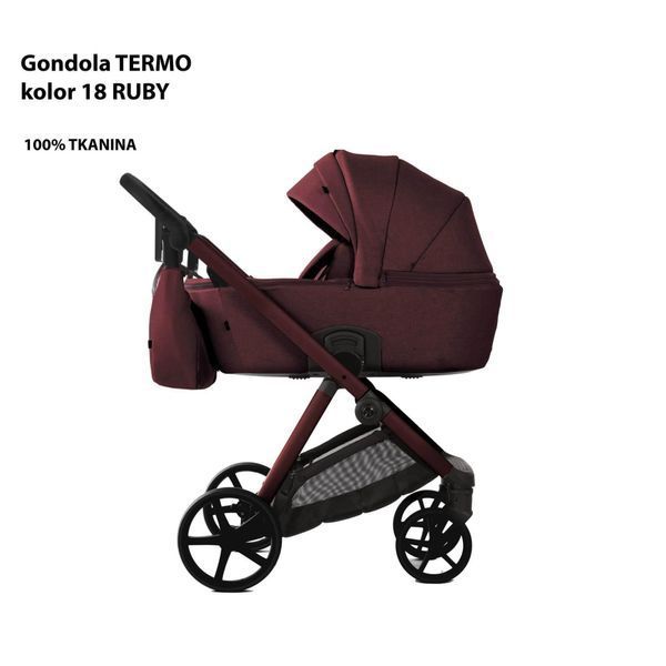 Коляска 2 в 1 Adamex Vivo TK-18 Ruby TK1800661 фото