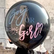 Повітряна куля з конфетті з визначенням статі дитини Baby Shower  Baby Shower  фото