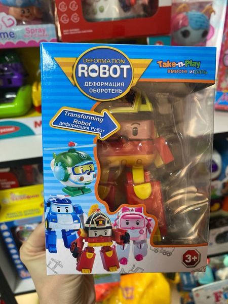 Іграшка-трансформер Робокар Полі та його друзі grushka-transformer Robokar Poli i yego druz'ya фото