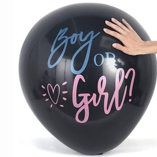 Повітряна куля з конфетті з визначенням статі дитини Baby Shower  Baby Shower  фото