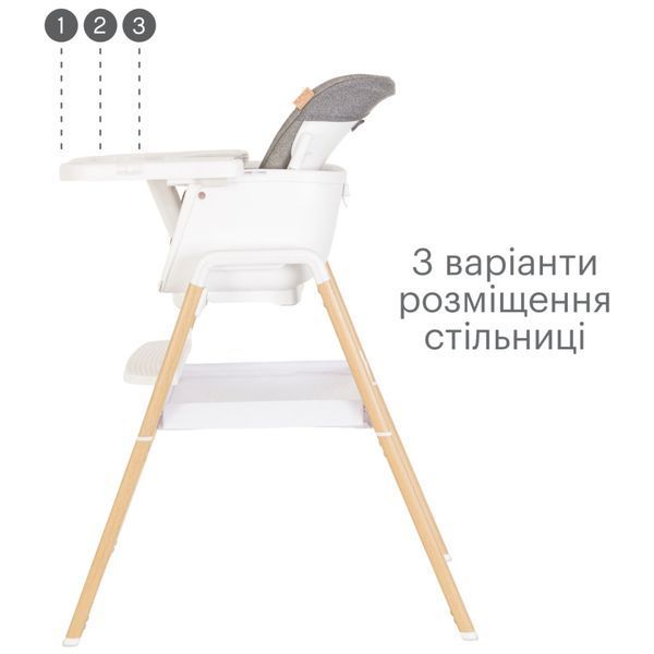 Стульчик для кормления Tutti Bambini Nova, белый 611010/3511 фото