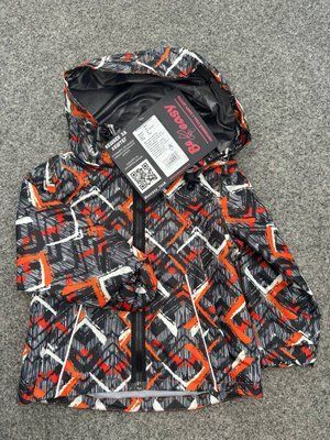 Куртка з червоним принтом Be easy Jacket with red print фото