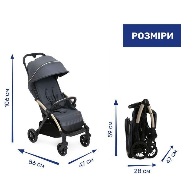 Коляска прогулянкова Goody XPlus Stroller 87040.27 фото