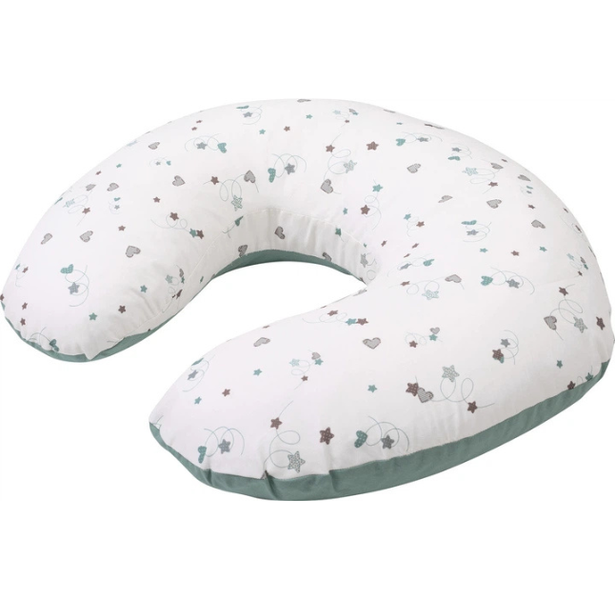 Подушка Bubaba FreeON GREEN STARS 70х60 см, white - green 47863 фото