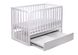 Детская кроватка для новорожденных трансформер DeSon Charivne белый DS-401 фото 3
