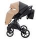 Коляска 2 в 1 Bair Kiwi Plus ECO BKP-18/15 Капучино / чорний 680897 фото 3