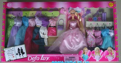 Кукла Defa Lucy с набором платьев 3275 фото