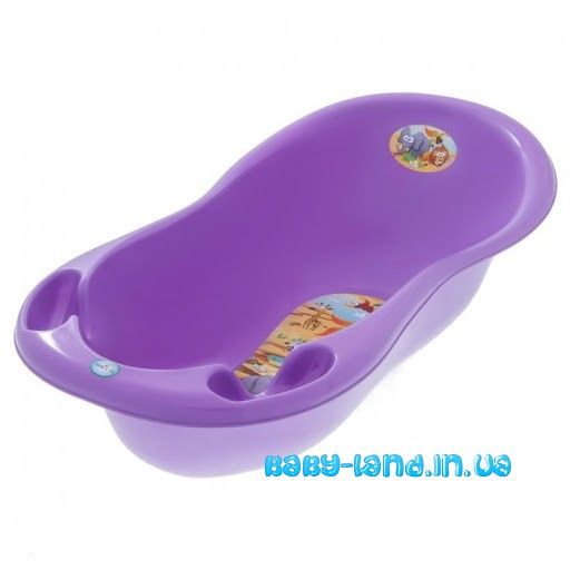 Ванночка для купания с градусником "Tega Baby" 3637 фото