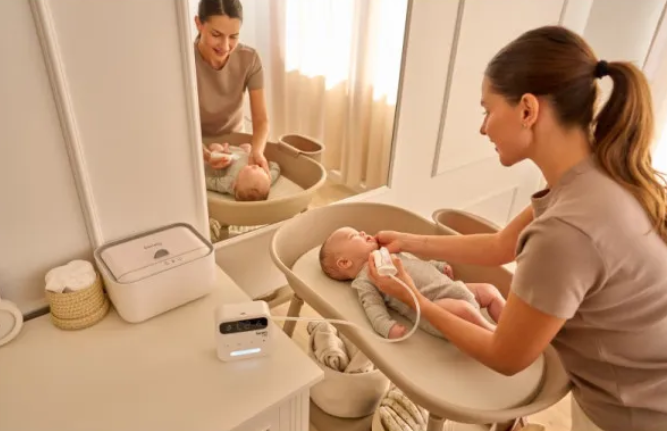 Аспіратор назальний дитячий Lionelo Babyair Flow White Flow White фото