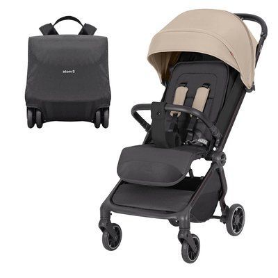 Прогулянкова коляска CARRELLO Atom S CRL-5526 Ceramic Beige CRL-5526 Ceramic Beige фото