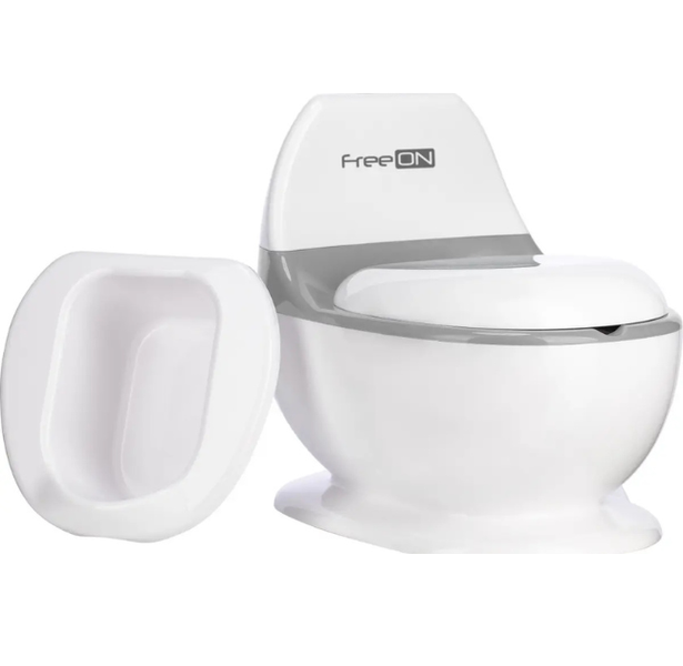 Детский горшок FreeON со звуком смыва, white 49249 фото