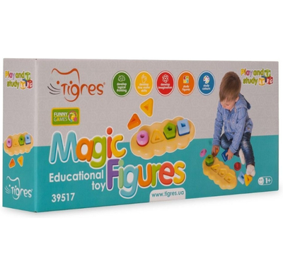 Развивающая игрушка Tigres "Магические фигурки" 8 эл. в коробке 39517 фото