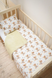 Зимовий комплект ковдра + подушка для новонароджених у ліжечко Тепла ніжність Ведмедики Teplaya nezhnost' Mishki фото