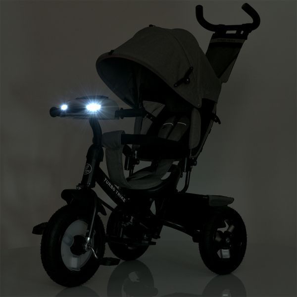 Велосипед трехколесный детский с родительской ручкой TURBO TRIKE MT 1006-11 MT 1006-11 фото