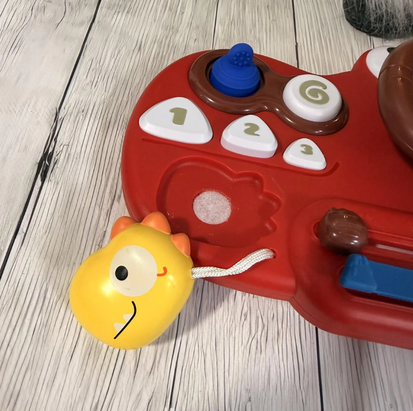 Іграшка дитяча Fun Dinosaur автотренажер інтерактивний Блакитний  YD750-30BL фото