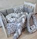 Комплект постільної білизни Bonna Elegance New в дитяче ліжечко Пір'я Сіре Elegance New Pir'ya Sire фото 3