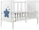 Ліжко Babyroom Зірочка Z-01 відкидний бік, колеса бук білий Z-01 b фото 3