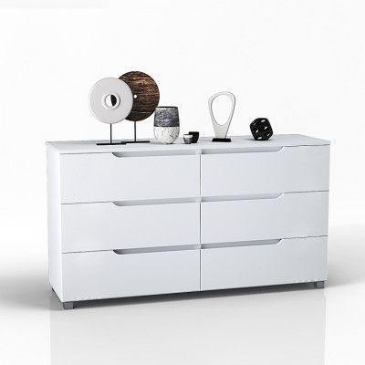 Комод Бостон К-307 DiPortes Білий матовий 01105 фото