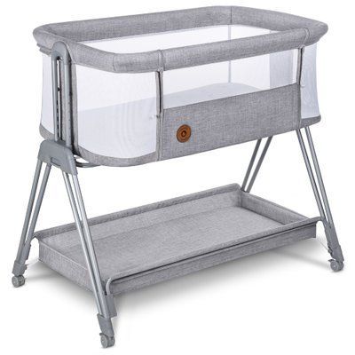 Ліжечко Lionelo LUNA  LO-LUNA GREY CONCRETE фото