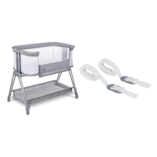 Ліжечко Lionelo LUNA  LO-LUNA GREY CONCRETE фото