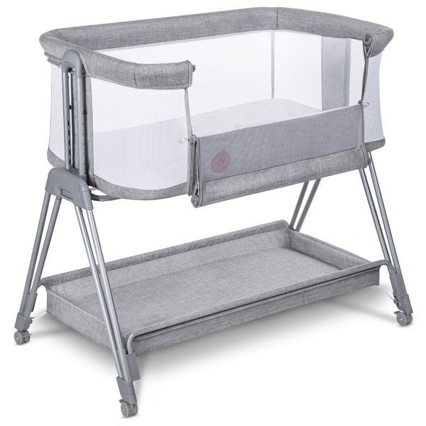 Ліжечко Lionelo LUNA  LO-LUNA GREY CONCRETE фото