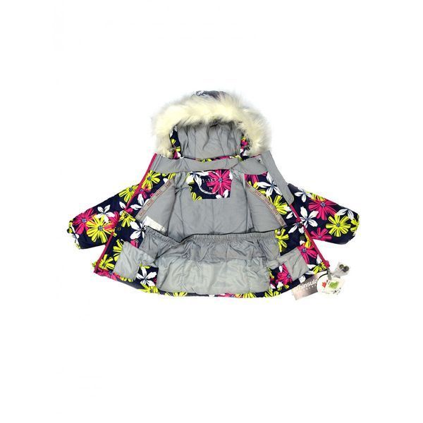 Термокомплект для девочки черный Цветы, Garden Baby и Joiks   KG83(2)-98 фото